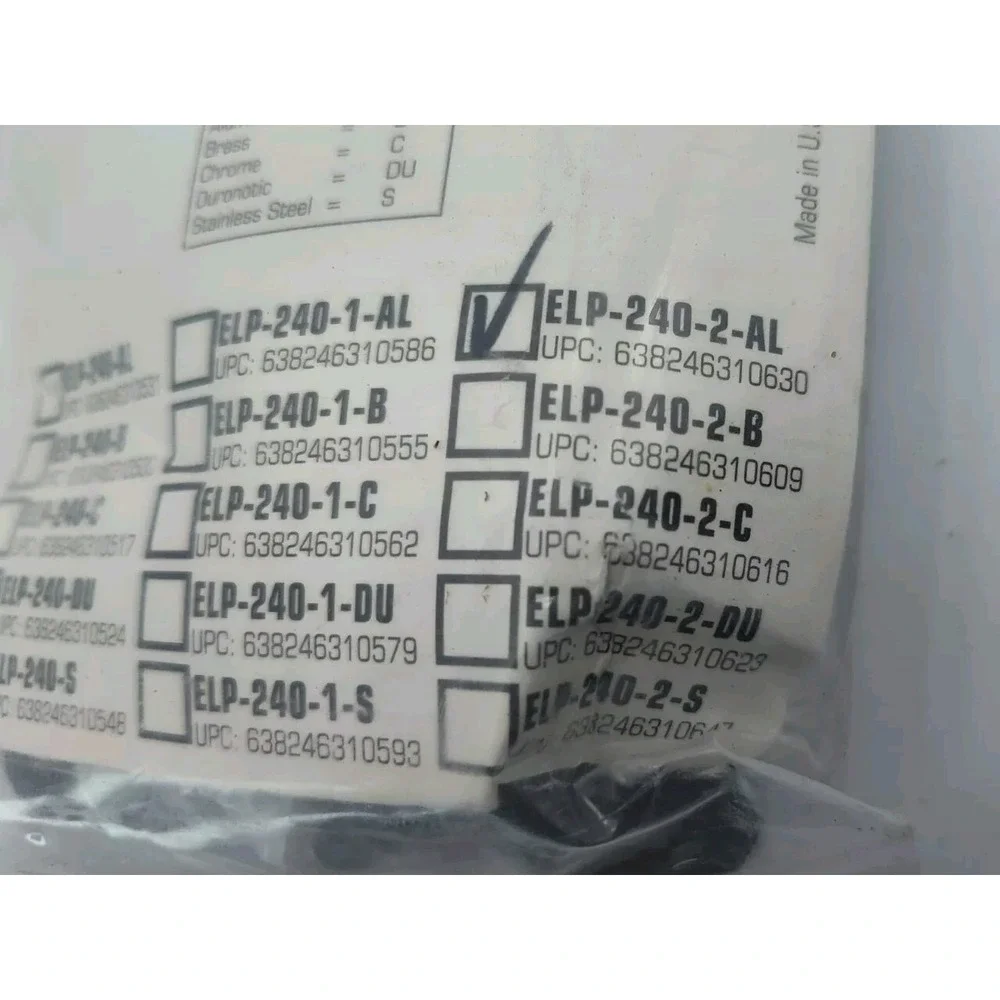 Pro-Lok Entry Armor Latch Protector ELP-240-2-ALUMINUM SEE all pics B61.65ME2102